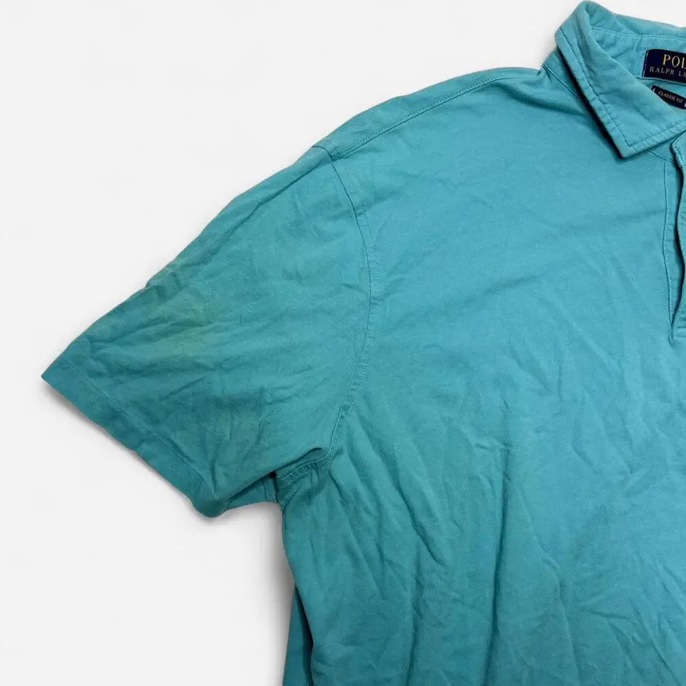 Polo Ralph Lauren Classic Fit Pocket Polo Shirt Men’s XL Teal